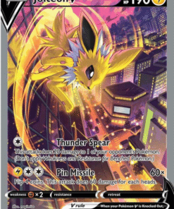2021 Pokémon Sword & Shield Jolteon V SWSH183 Holo Black Star Promo NM